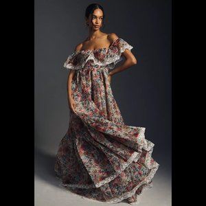 NWT Selkie The Romance Novel Dress Red Motif Medium M